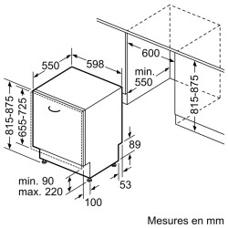 Lave-vaisselle Neff tout intégrable S153ITX05E