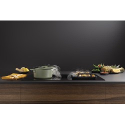 Table de cuisson induction aspirante  Novy easy noire mate en recyclage
