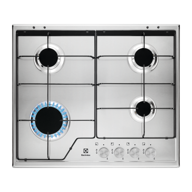 KGS6424SX - Plaque de cuisson Gaz SÉRIE 600 Inox 60 cm