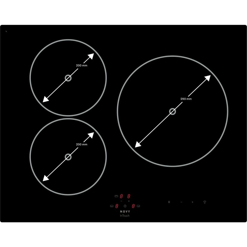 Plaque de cuisson à induction Novy Comfort 65 cm - Novy 1752