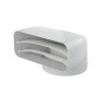 coude rond 150 mm vers plat 90 x 222 mm