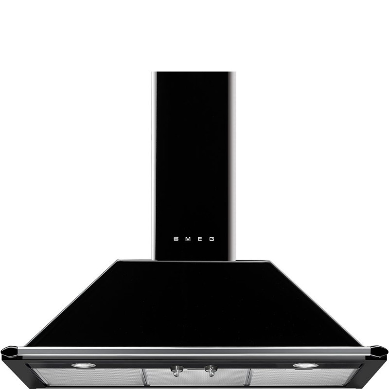 HOTTE Smeg KT90BLE Noir Brillant en promotion