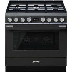 pianos de cuisson Smeg CPF9GPAN Anthracite mat en promotion