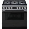 pianos de cuisson Smeg CPF9GPAN Anthracite mat en promotion