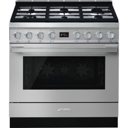 pianos de cuisson Smeg CPF9GPX Inox en promotion