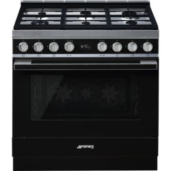 pianos de cuisson Smeg CPF9GPBL Noir en promotion