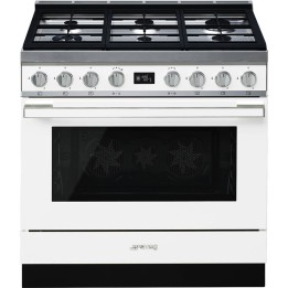 pianos de cuisson Smeg CPF9GPWH Blanc en promotion