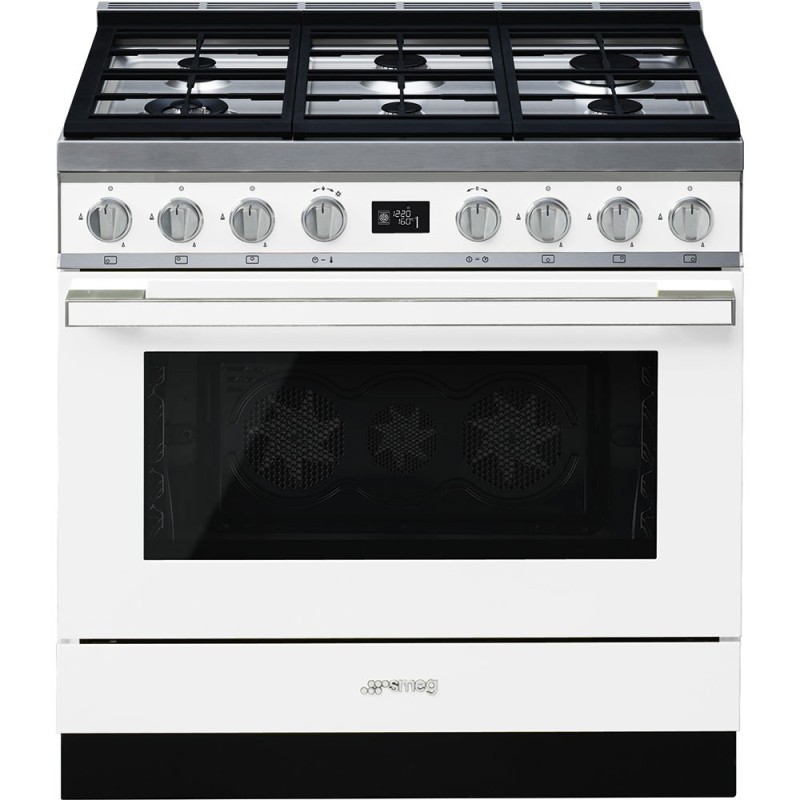 pianos de cuisson Smeg CPF9GPWH Blanc en promotion