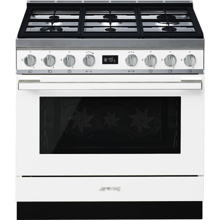 pianos de cuisson Smeg CPF9GPWH Blanc en promotion
