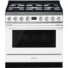 pianos de cuisson Smeg CPF9GPWH Blanc en promotion
