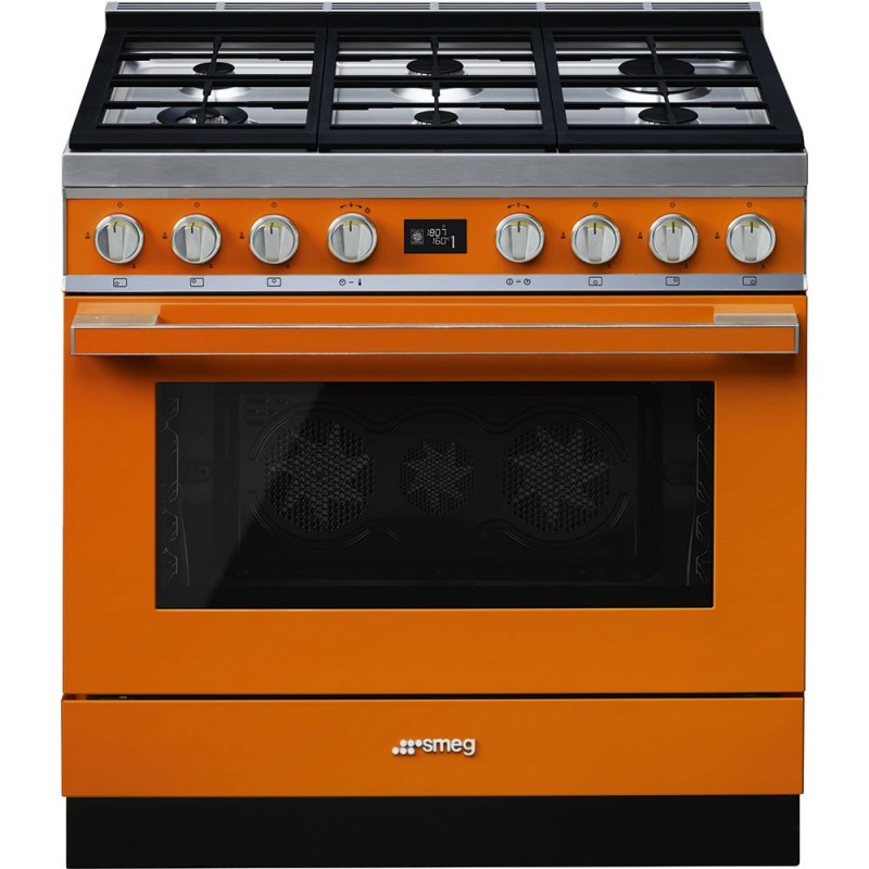 pianos de cuisson Smeg CPF9GPOR Orange en promotion