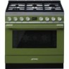 pianos de cuisson Smeg CPF9GPOG Vert Olive en promotion