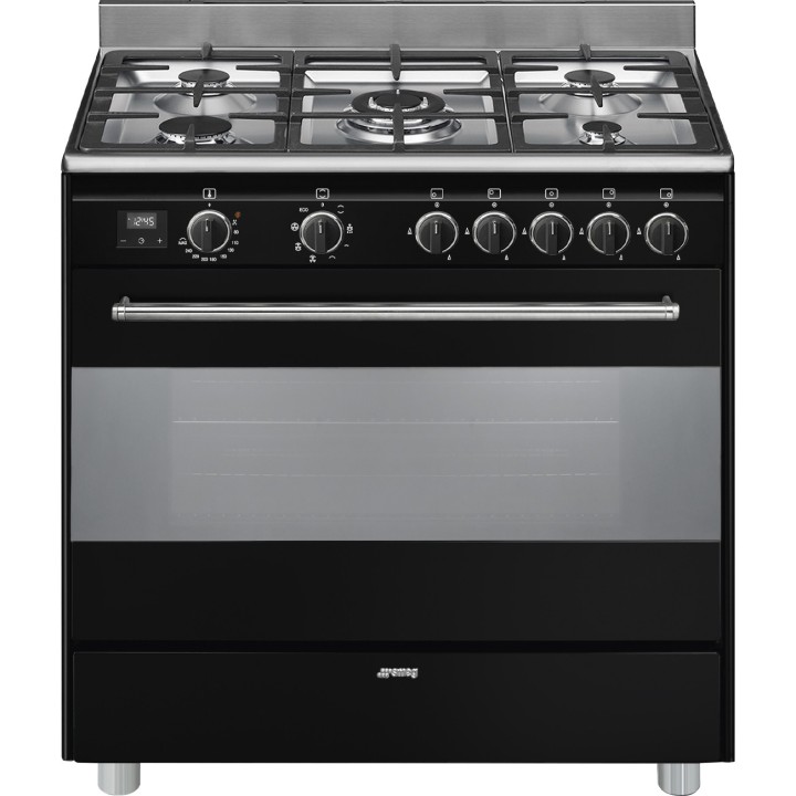 pianos de cuisson Smeg BG91N2 Noir en promotion