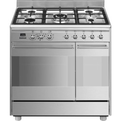 pianos de cuisson Smeg SCB92MX8 Inox en promotion