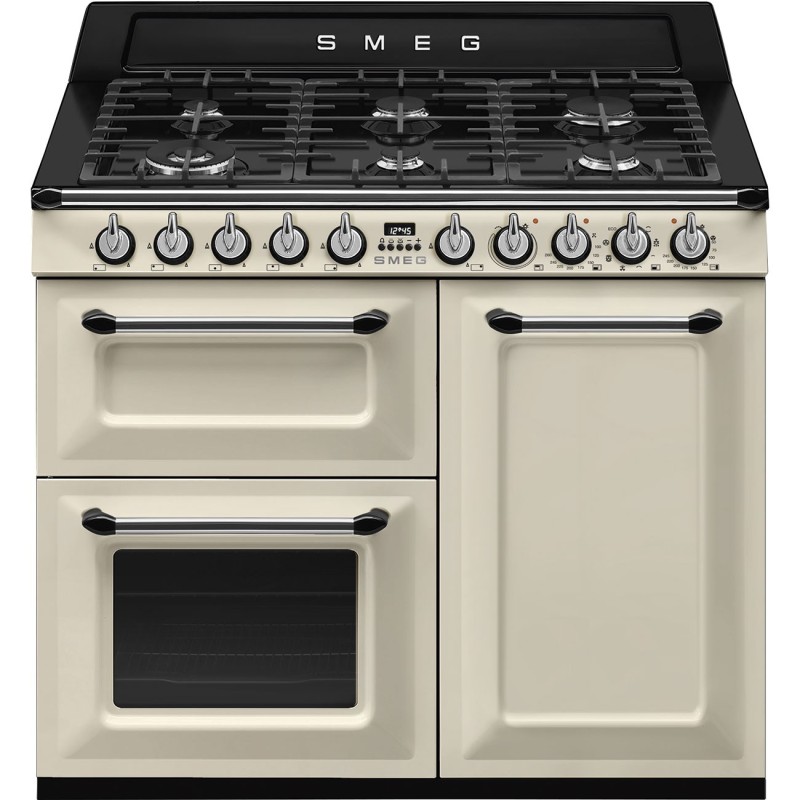 pianos de cuisson Smeg TR103P Crème en promotion