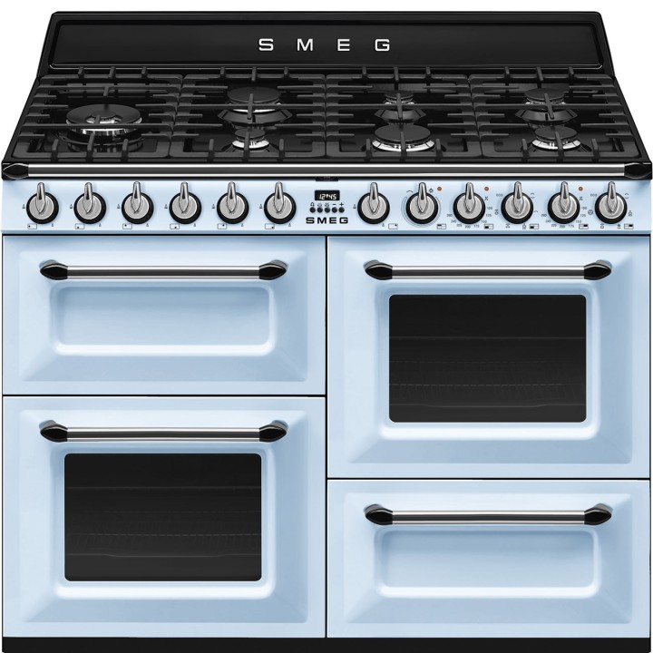 pianos de cuisson Smeg TR4110AZ Bleu azur en promotion