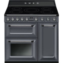 pianos de cuisson Smeg TR93IGR2 Gris ardoise en promotion