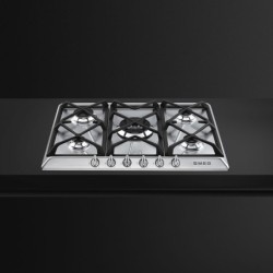 plaque gaz Smeg SR975XGH Inox en promotion