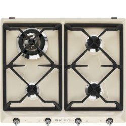plaque gaz Smeg SR964PGH Email Crème en promotion