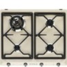 plaque gaz Smeg SR964PGH Email Crème en promotion