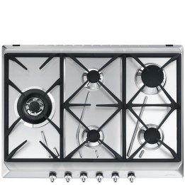 plaque gaz Smeg SE775GH5 Inox en promotion
