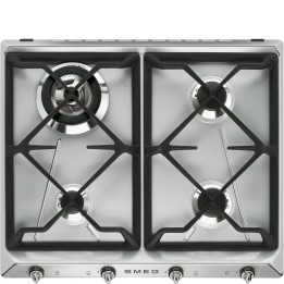 plaque gaz Smeg SR964XGH Inox en promotion