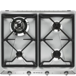 plaque gaz Smeg SR964XGH Inox en promotion