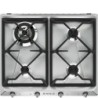 plaque gaz Smeg SR964XGH Inox en promotion