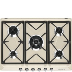 plaque gaz Smeg SR975PGH Email Crème en promotion