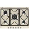 plaque gaz Smeg SR975PGH Email Crème en promotion