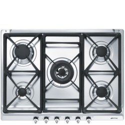 plaque gaz Smeg SE70SGH-5 Inox en promotion