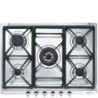 plaque gaz Smeg SE70SGH-5 Inox en promotion