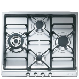 plaque gaz Smeg SER60SGH3 Inox en promotion