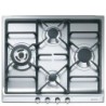 plaque gaz Smeg SER60SGH3 Inox en promotion