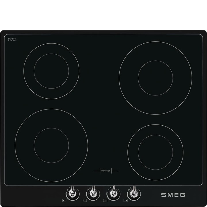 plaque induction Smeg SI964NM Vernis cadre Noir en promotion
