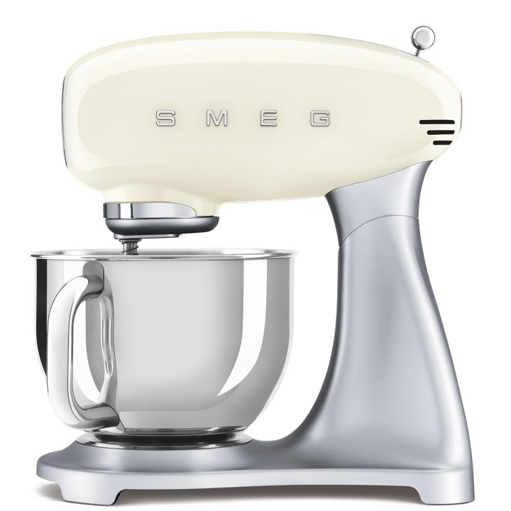 Robot pâtissier vintage crème base inox design années 50