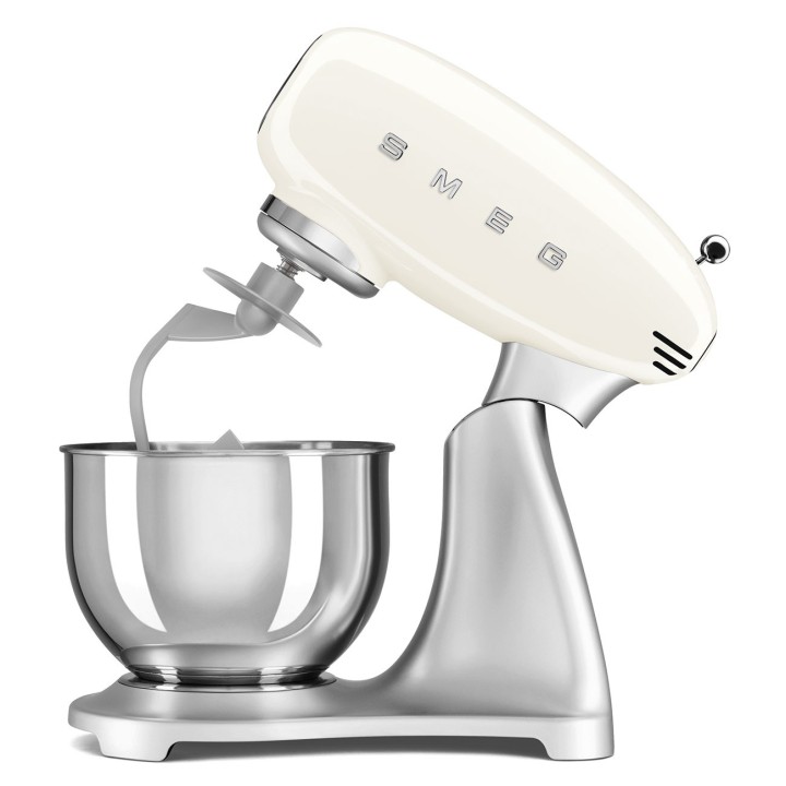 Robot pâtissier vintage crème base inox design années 50