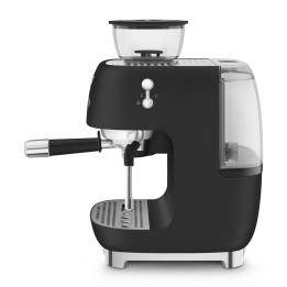 Machine à café Noir Mat SMEG avec broyeur