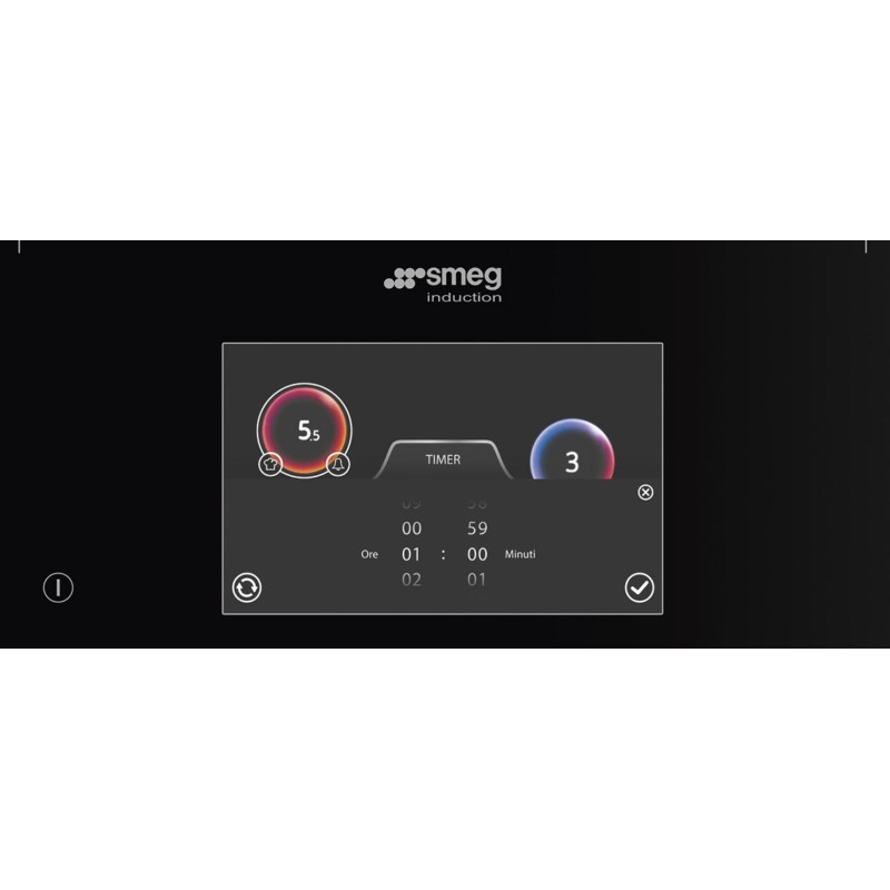 Table induction SIA1963D Smeg 6 zones