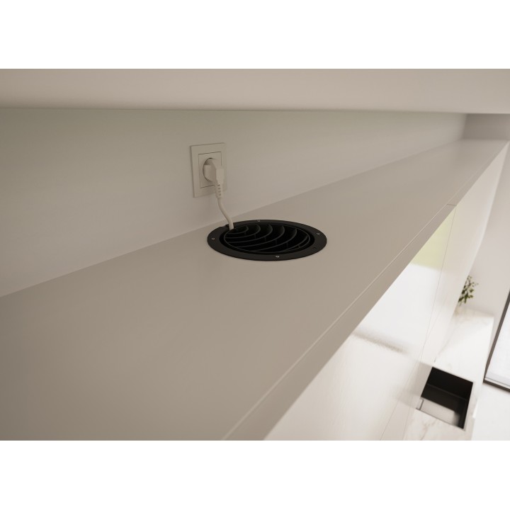Déflecteur pour meuble haut en noir - Novy 906450