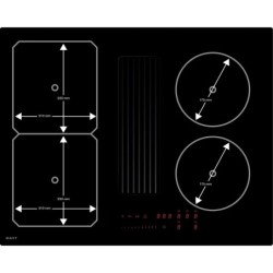Plaque de cuisson avec hotte intégrée Novy Easy 65 cm - Novy 1871