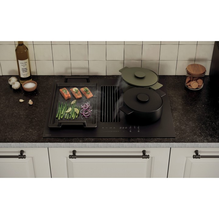 Plaque de cuisson avec hotte intégrée Novy Easy Matte Line 65 cm - Novy 1881-g1