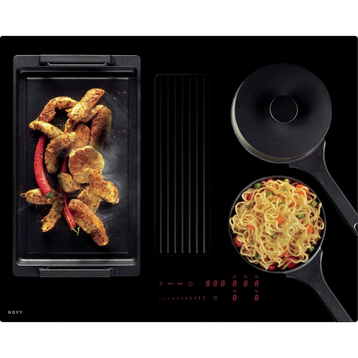 Plaque de cuisson avec hotte intégrée Novy Easy recirculation 65 cm - Novy 1881