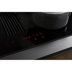 Table de cuisson induction aspirante  Novy easy noire mate en recyclage