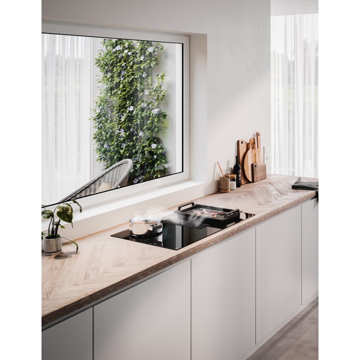 Table aspirante Novy 1861 noire brillante Version recyclage