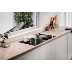 Table de cuisson induction aspirante  Novy easy noire mate en recyclage