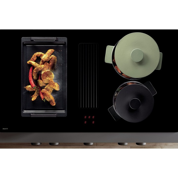 Plaque de cuisson avec hotte intégrée Novy Easy Prestige 90 cm - Novy 1866