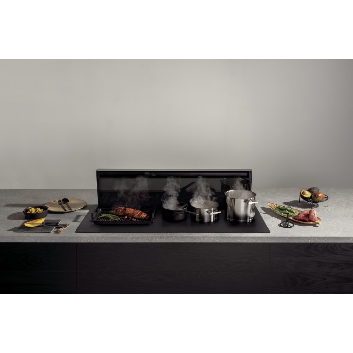 Plaque de cuisson avec hotte intégrée Novy Panorama Pro Matte Line 90 cm - Novy 42120-g1