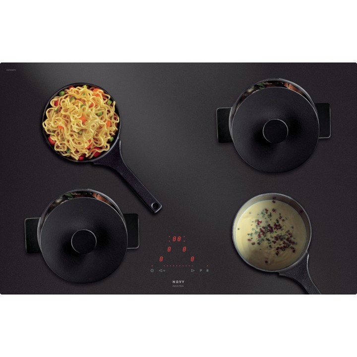 Plaque de cuisson à induction Novy Comfort Matte Line 80 cm - Novy 1755-g1