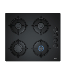 Plaque Gaz noire BSH VIVA VVG6B4P60